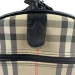 Burberry Vintage Haymarket House Small Boston Bag