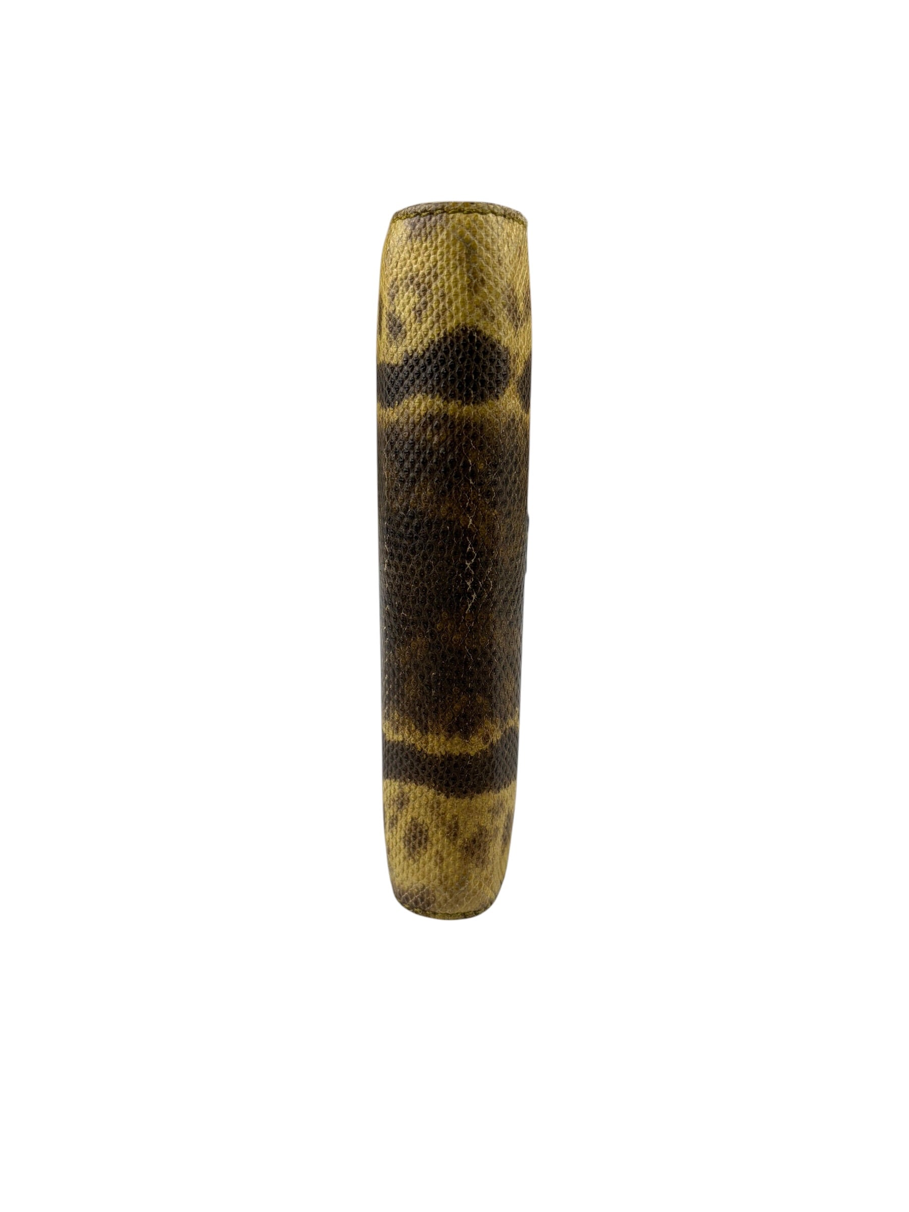 Gucci Yellow/Brown Snakeskin Agenda Cover
