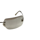 Chanel Y2k Silver Rimless 4017-D Sunglasses