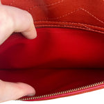 Chanel Chevron Quilted Envelope Clutch