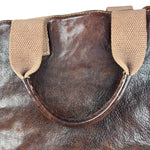 Campomaggi Dark Brown Leather 2 Way Tote