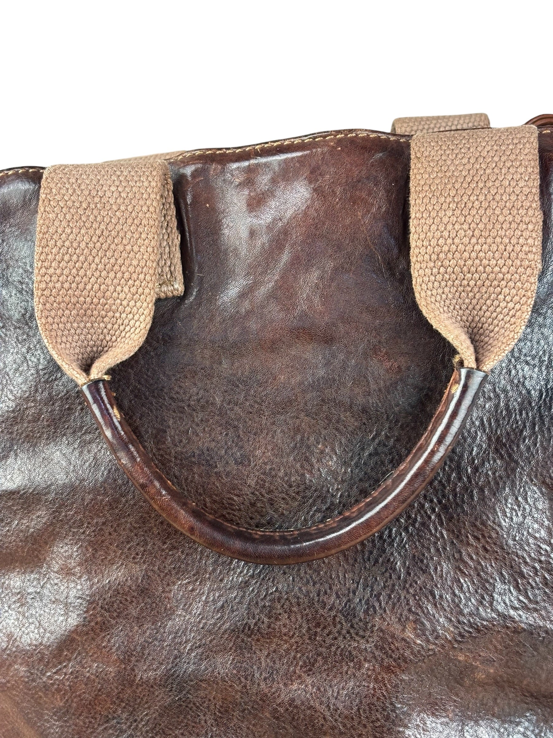 Campomaggi Dark Brown Leather 2 Way Tote