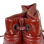 Chanel Patent Red Quilted S Shopper Tote 2013