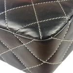 Chanel Colorblock Quilted Lambskin Medium Double Flap Bag 2013