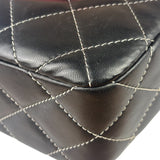 Chanel Colorblock Quilted Lambskin Medium Double Flap Bag 2013