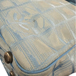 Chanel Blue CC Travel Line Tote Two-Way Bag