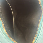 Balenciaga Blue Leather Le Cagole Mini Heart Crossbody