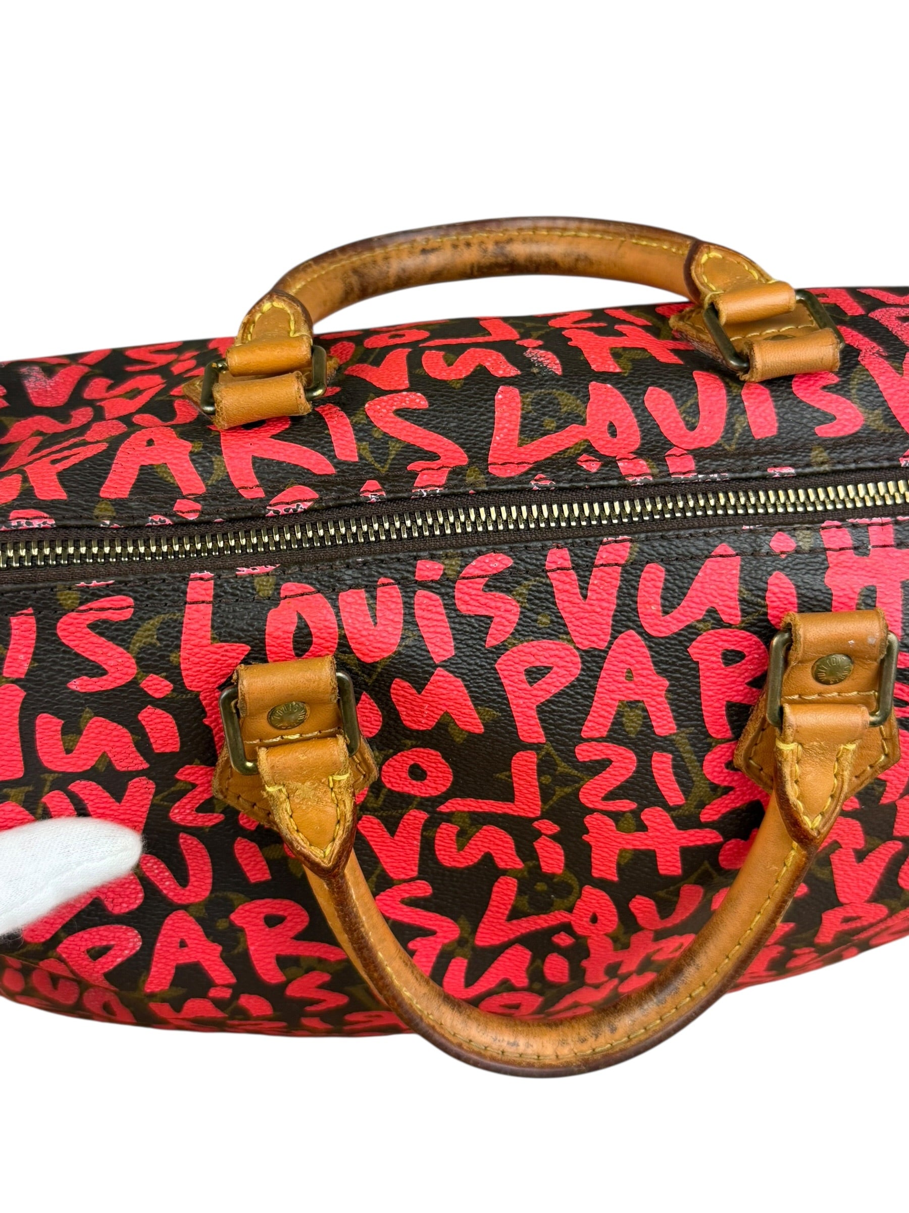 Louis Vuitton x Stephen Sprouse Graffiti Speedy 30 Pink