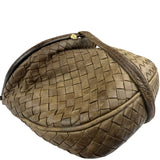Bottega Veneta Brown Intrecciato Crossbody