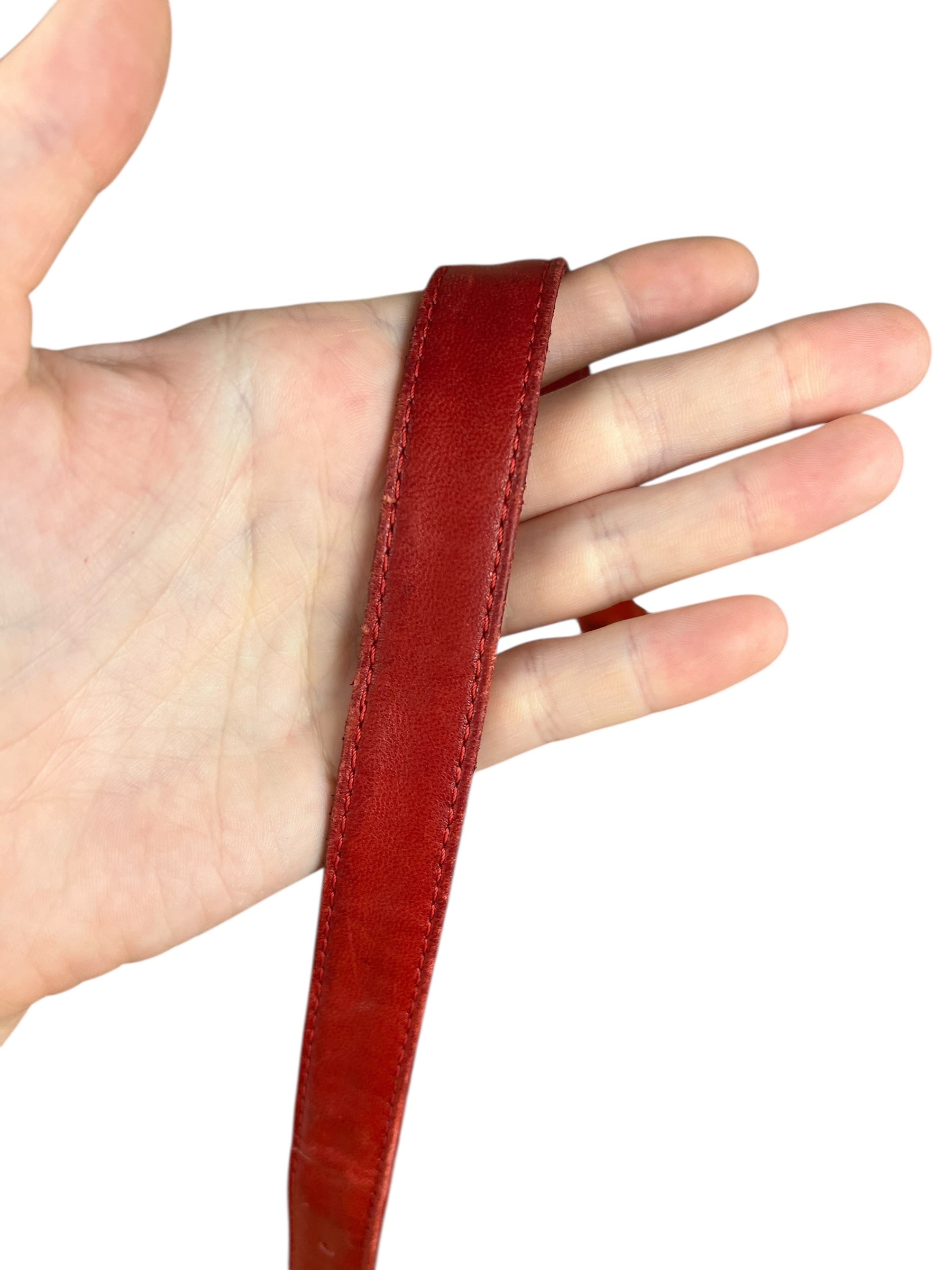Fendi Baguette Red Suede