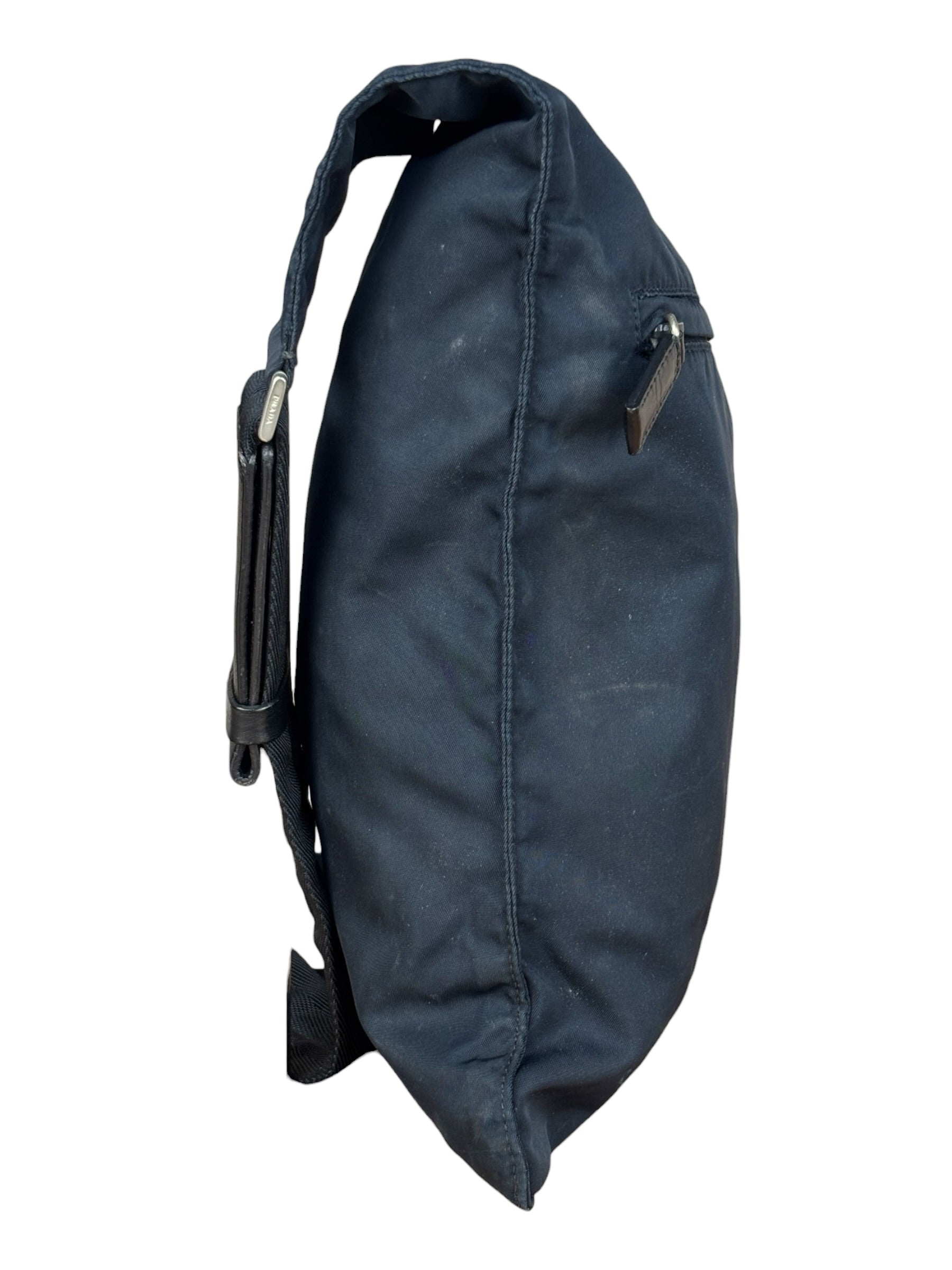 Prada Vintage Dark Navy Nylon Crossbody