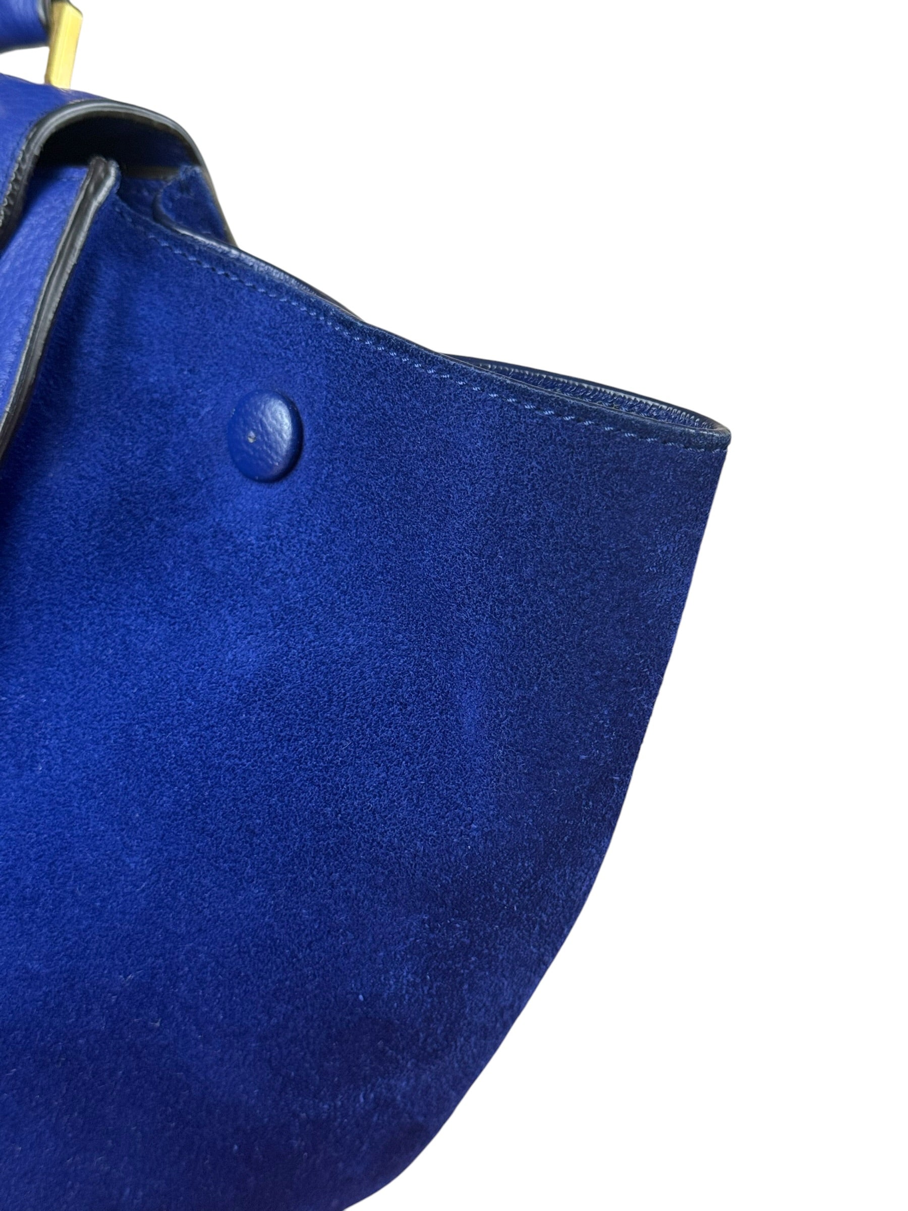 Celine Blue Trapeze Two-Way Bag