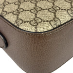Gucci Beige GG Supreme Ophidia Camera Bag
