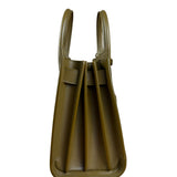 Saint Laurent Green Leather Nano Sac De Jour 2Way Tote
