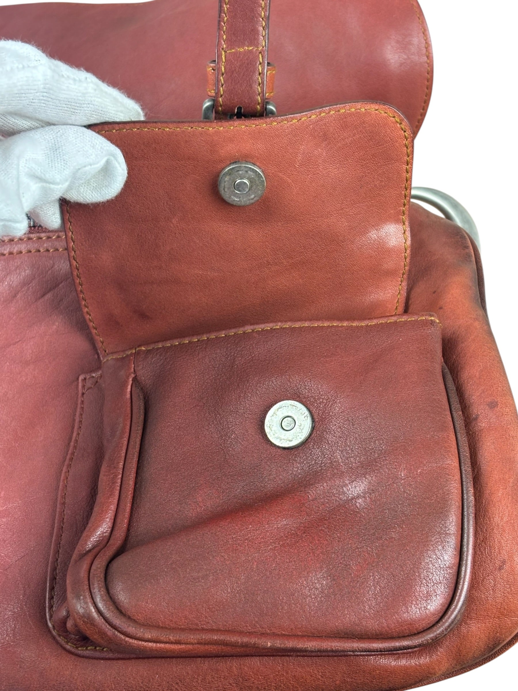 Christian Dior Vintage Gaucho Saddle Shoulder Bag