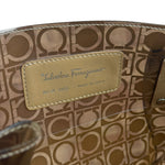 Salvatore Ferragamo Gancini Vinyl Tote/Hand Bag