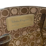 Salvatore Ferragamo Gancini Vinyl Tote/Hand Bag