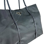 Prada Black Nylon Mini Tote Handbag