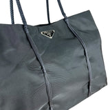 Prada Black Nylon Mini Tote Handbag