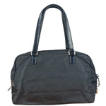 Prada Vintage Black Nylon/Patent Shoulder Bag