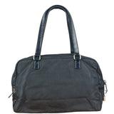 Prada Vintage Black Nylon/Patent Shoulder Bag