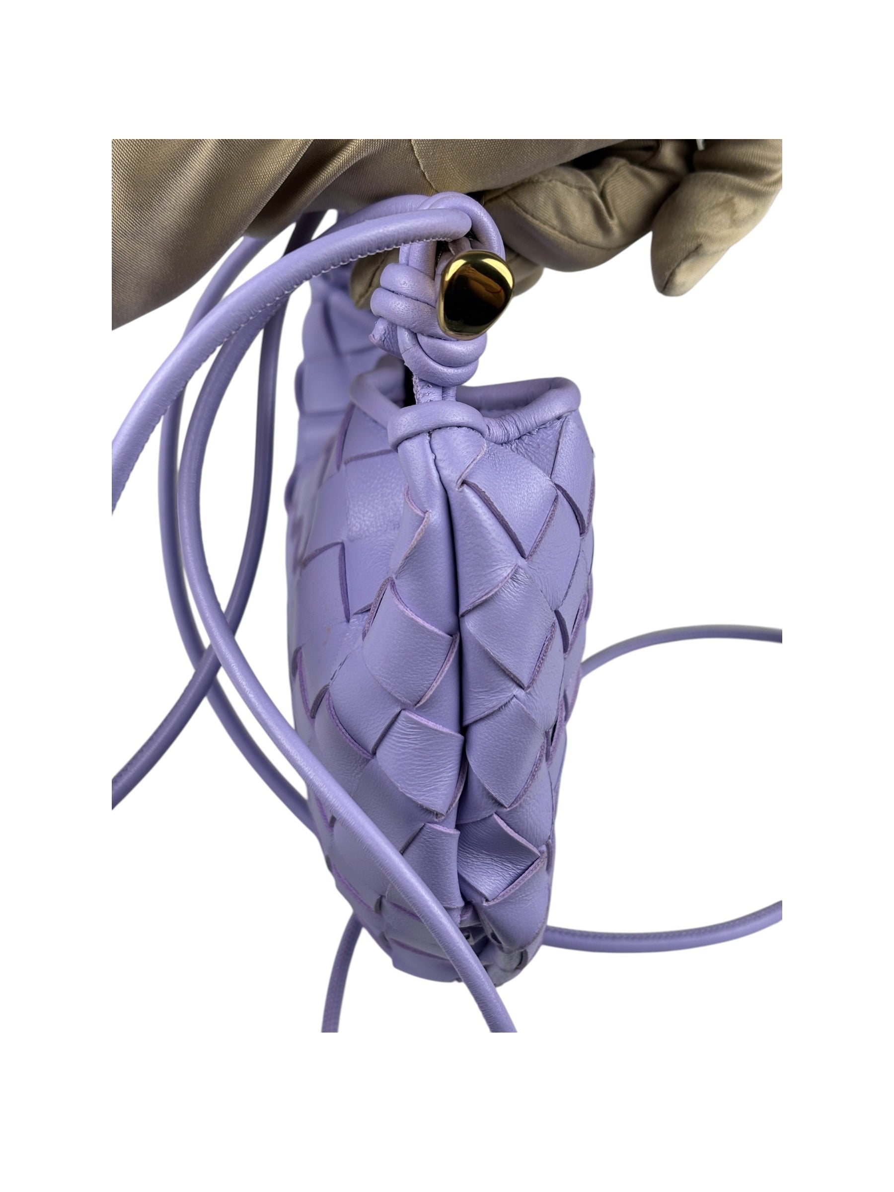 Bottega Veneta Lavender Intrecciato Mini Sardine Bag