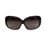Prada SPR25N Brown Tortoiseshell Acetate Oversized Sunglasses