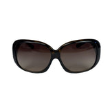 Prada SPR25N Brown Tortoiseshell Acetate Oversized Sunglasses