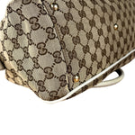 Gucci GG Canvas Trophy Boston Bag