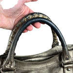 Balenciaga Gold Metallic M Le City Bag