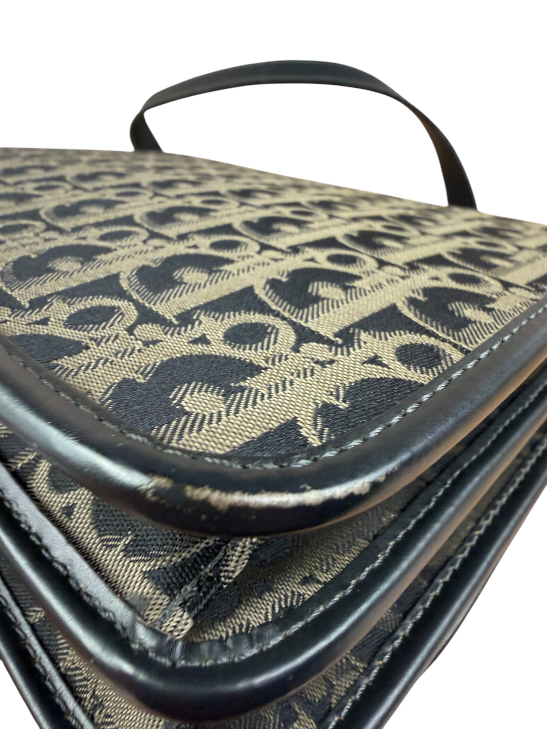 Christian Dior Vintage Monogram Trotter Messenger Bag