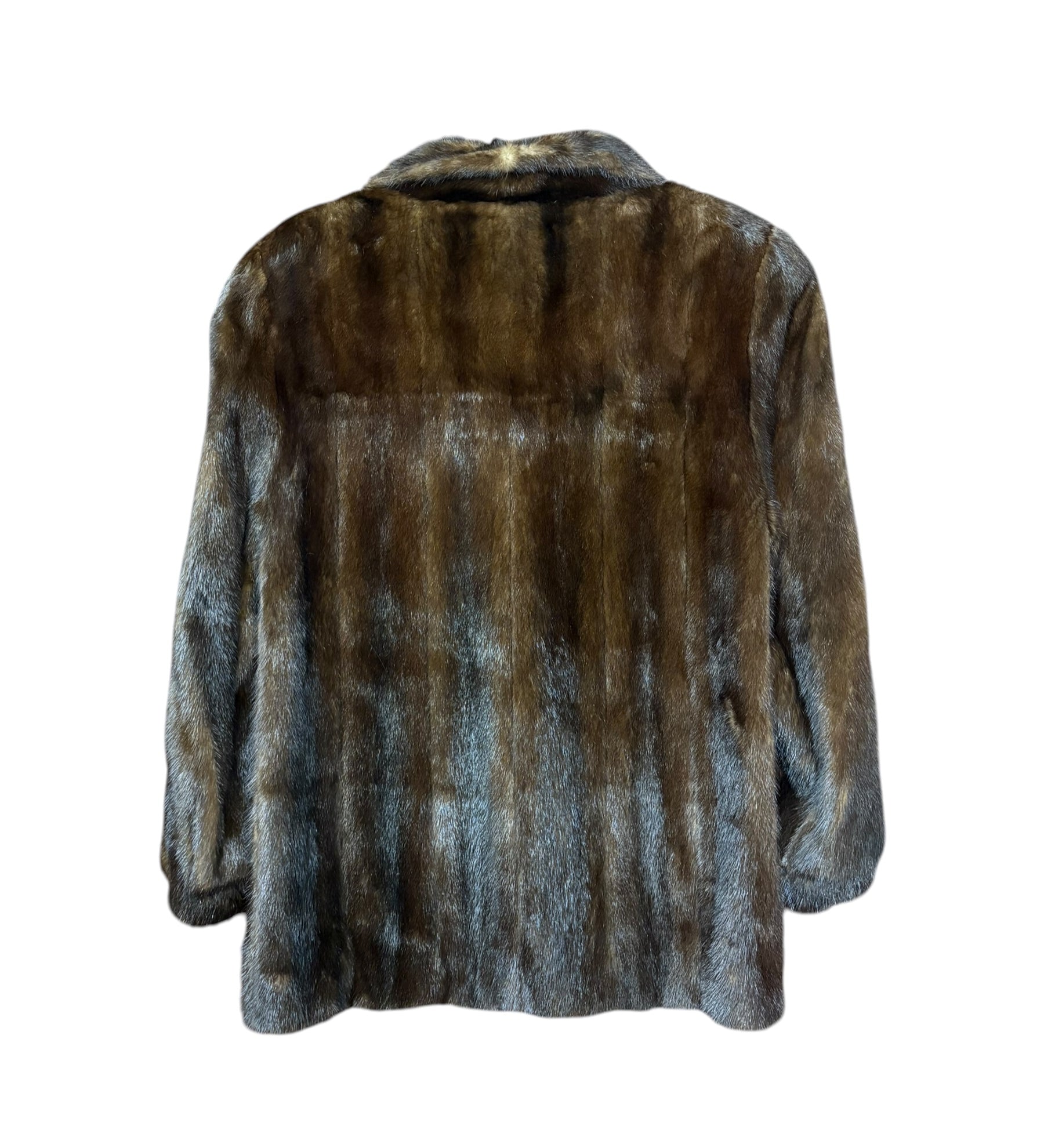 Jindo Vintage Brown Mink Fur Coat