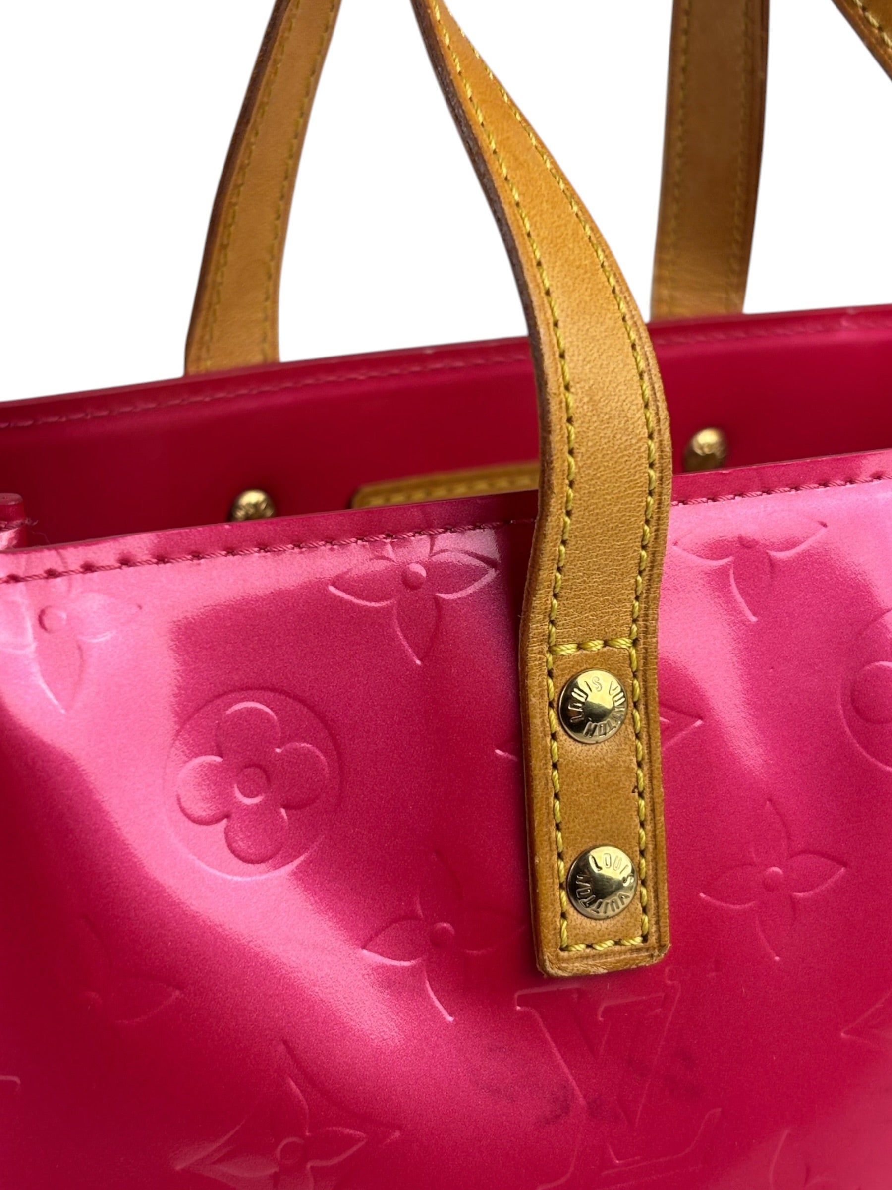 Louis Vuitton Vintage Vernis Patent Leather Monogram Reade Handbag PM