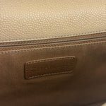 Chanel 2012 Diamond Chain Beige Single Flap