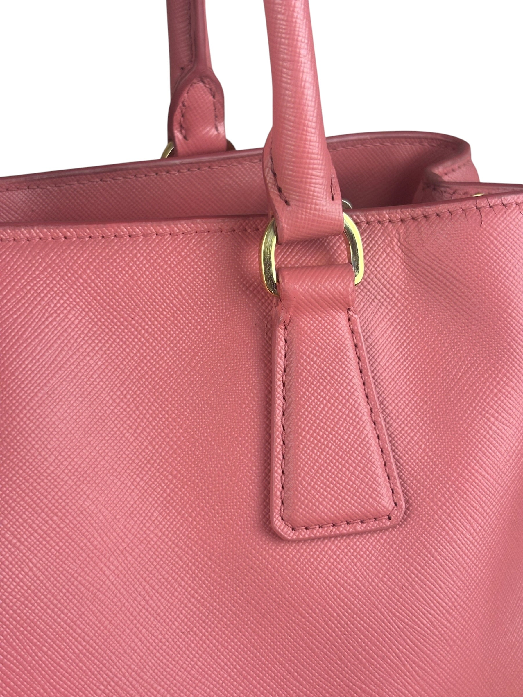 Prada Pink Galleria Saffiano Leather Tote