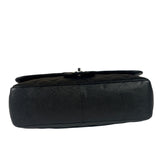 Chanel Black Caviar Quilted Flap Large Flap Bag 2006