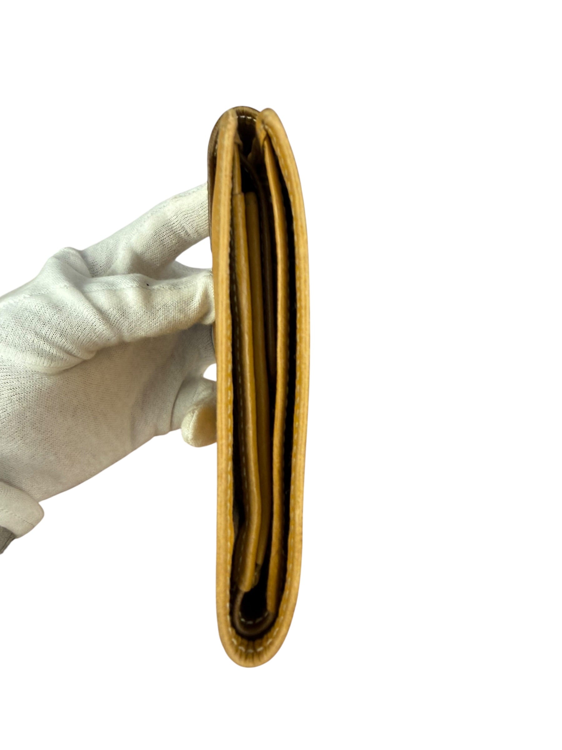 Loewe Vintage Brown Anagram Trifold Wallet
