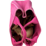 Prada Pink Canapa Canvas Handbag