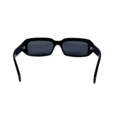 Celine Glossy Black Triomphe Rectangular Sunglasses