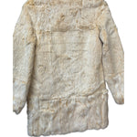 Language Vintage Rabbit Fur Coat