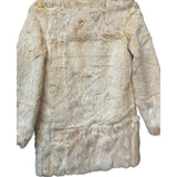 Language Vintage Rabbit Fur Coat