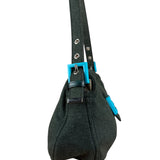 Fendi Green Jersey Cotton Baguette