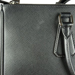 Prada Black Saffiano Leather Galleria Tote