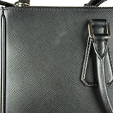 Prada Black Saffiano Leather Galleria Tote