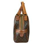 Celine Vintage Leather Macadam Dome Hand Bag
