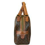 Celine Vintage Leather Macadam Dome Hand Bag