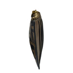 Fendi Brown Leather FF Zip Coin/Card Case