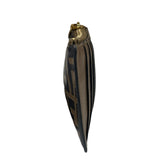 Fendi Brown Leather FF Zip Coin/Card Case