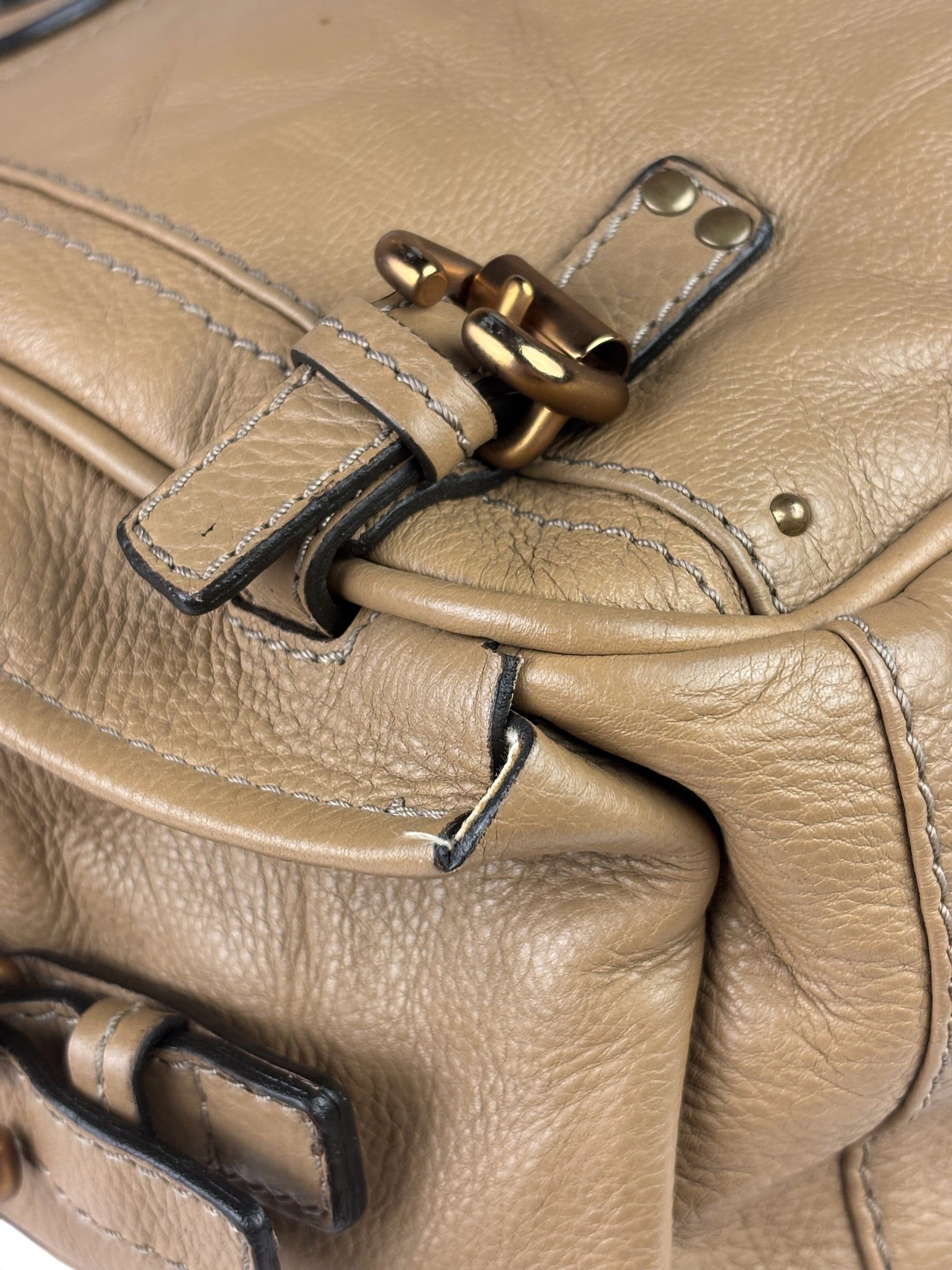 Chloe Brown Leather Paddington Shoulder Bag