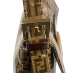 Fendi FF PVC Coated Sequin Buckle Baguette